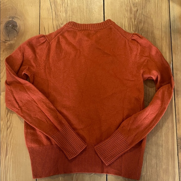 Alex Mill Women's Merino Wool and Cashmere Terracotta Sweater - Picture 6 of 6